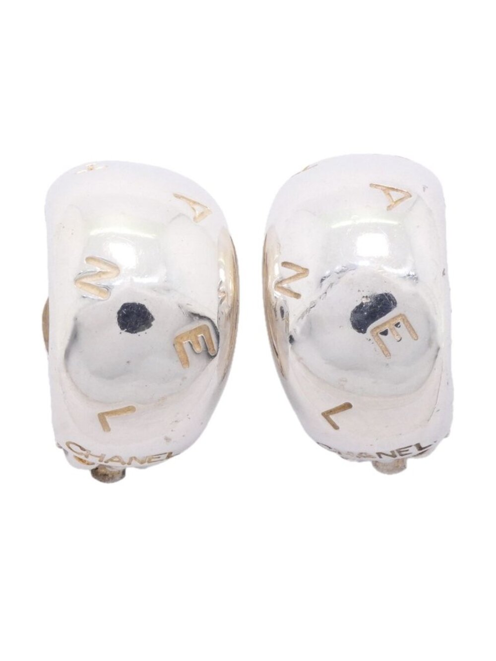 Chanel Earrings Logo 925 Sterling Silver